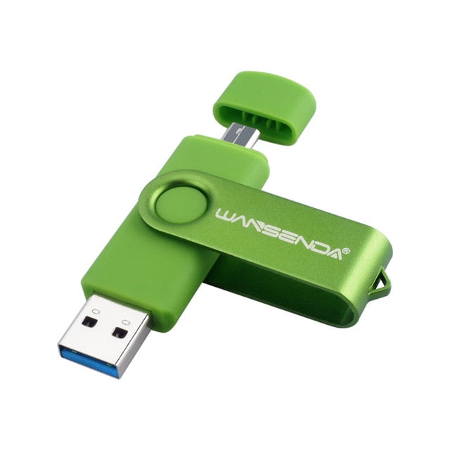 New Usb 3.0 Wansenda OTG USB flash drive for SmartPhone/Tablet/PC 8GB 16GB 32GB 64GB 128GB Pendrive High speed pen drive package - LioLane Electronic's