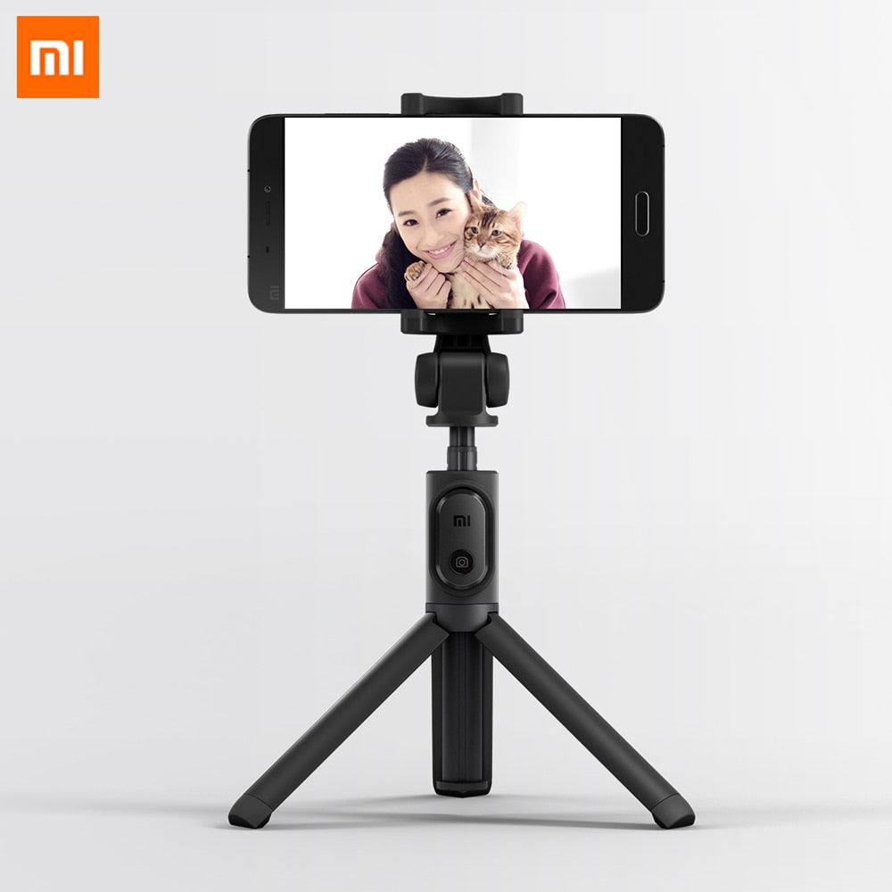 Original Xiaomi Foldable Tripod Monopod Selfie Stick Bluetooth With Wireless Button Shutter Selfie Stick For iOS/Android/Xiaomi - LioLane Electronic's