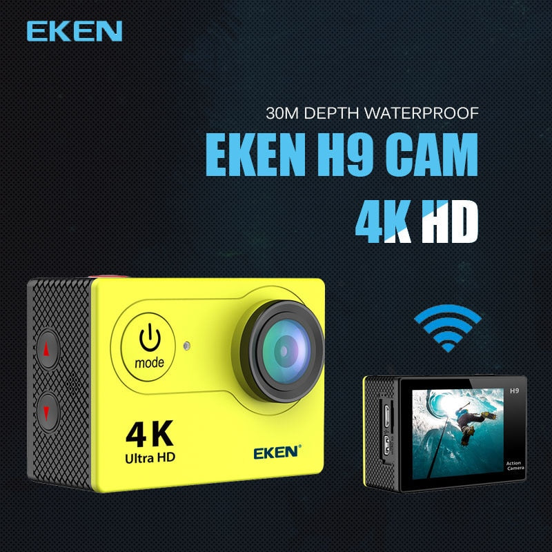New Arrival!Original Eken H9 / H9R Ultra HD 4K Action Camera 30m waterproof 2.0' Screen 1080p sport Camera go extreme pro cam - LioLane Electronic's
