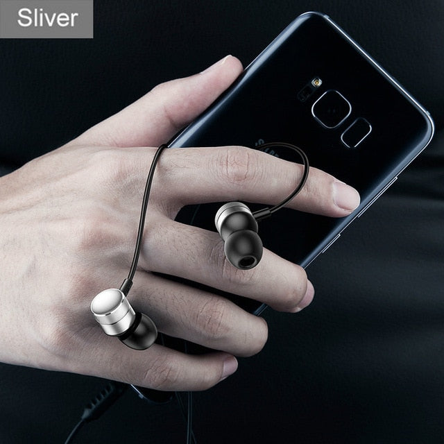 Baseus H04 Bass Sound Earphone In-Ear Sport Earphones with mic for xiaomi iPhone Samsung Headset fone de ouvido auriculares MP3 - LioLane Electronic's