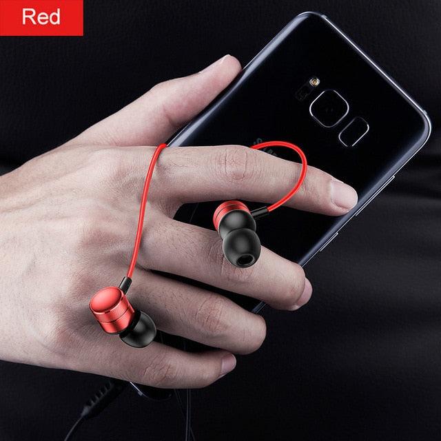 Baseus H04 Bass Sound Earphone In-Ear Sport Earphones with mic for xiaomi iPhone Samsung Headset fone de ouvido auriculares MP3 - LioLane Electronic's