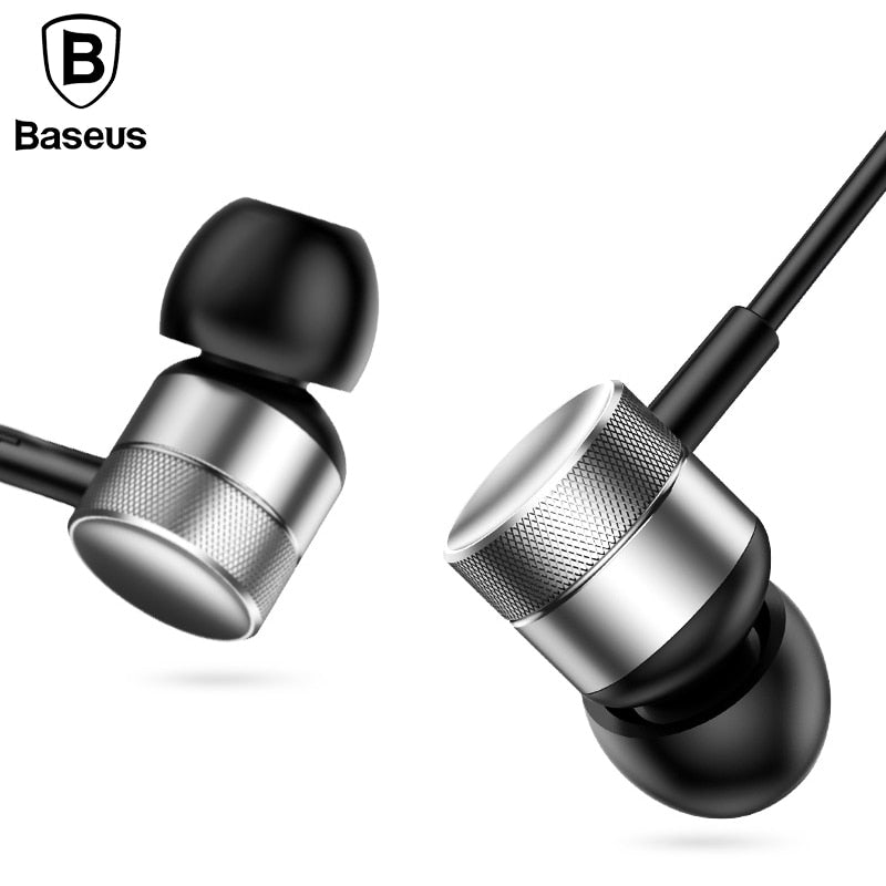 Baseus H04 Bass Sound Earphone In-Ear Sport Earphones with mic for xiaomi iPhone Samsung Headset fone de ouvido auriculares MP3 - LioLane Electronic's