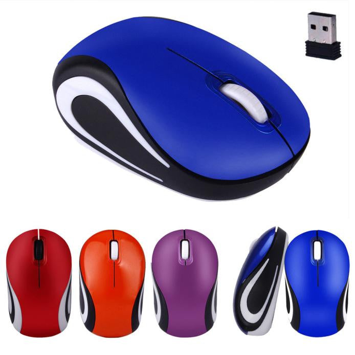 Cute Mini 2.4 GHz Wireless Optical Mouse Mice For PC Laptop Notebook - LioLane Electronic's