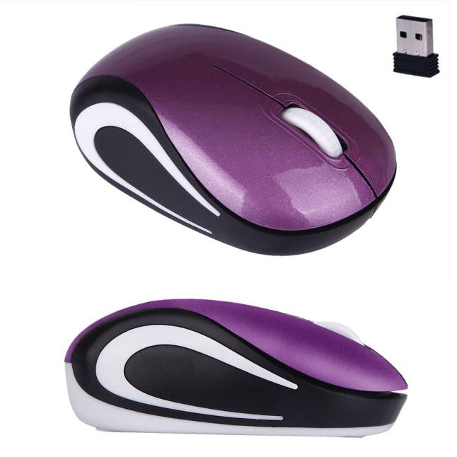 Cute Mini 2.4 GHz Wireless Optical Mouse Mice For PC Laptop Notebook - LioLane Electronic's