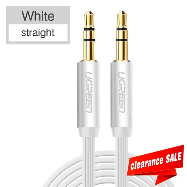 Ugreen AUX Cable Jack 3.5mm Audio Cable 3.5 mm Jack Speaker Cable for JBL Headphones Car Xiaomi redmi 5 plus Oneplus 5t AUX Cord - LioLane Electronic's