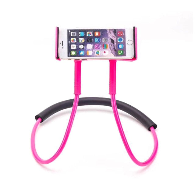 JEREFISH Flexible Mobile Phone Holder Hanging Neck Lazy Necklace Bracket Smartphone Holder Stand For iPhone Xiaomi Huawei - LioLane Electronic's