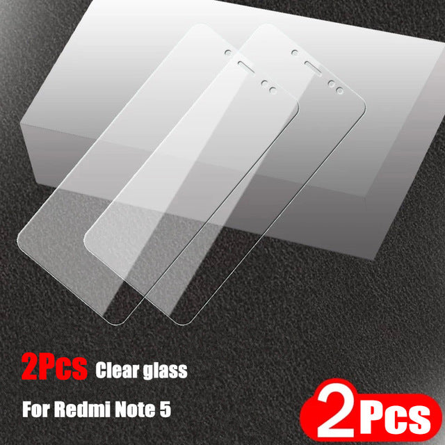 2Pcs/lot Full Tempered Glass For Xiaomi Redmi Note 5 Pro Screen Protector 9H 2.5D Anti Blu-ray Toughened glass For Redmi Note 5 - LioLane Electronic's