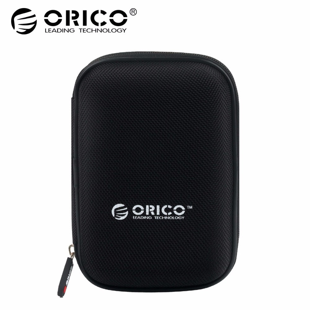 ORICO PHD-25 2.5 inch Portable External Hard Drive Protection Bag Dual Buffer Layer HDD Protector Case- Black - LioLane Electronic's